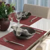 Tapetes de mesa Moderno Tapete Elegante Resistente ao Calor Conjunto de Placemat para Casa Cozinha El Jantar Proteção antiderrapante com calor