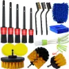 Interior Car Paint Maintenance New Detailing Brush Drill Brushes For Tire Rim Cleaning Detail Set Exterior Dry Wash Drop Delivery Auto Otanq