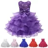 Mädchen Prinzessin Blume Luxus Party formelle Kleider für Hochzeit Geburtstag Tutu Kleid Kinder elegante flauschige Vestidos für 410 Jahre 240321