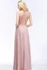 BabyOnline Evening Dres voor vrouwen 2024 Pearl Lace Applique Elegant V-hals Sheer Back LG Chiff Formal Party Prom-jurken A8YI#