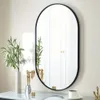 1pc 24x16inch Oval Wall Mounted Mirror, Modern Decor for Bedroom Bathroom Entryway Living Room Gallery Wall, Home Decorations