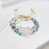 Strand KKBEAD Boho été Bracelets pour Femme Miyuki perles de rocaille Bracelet Femme corde réglable bijoux pierre naturelle Pulseras