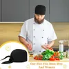 8 Pack Шеф -шляпа регулируемая шеф -повар кулинарная кепка Unisex Kitchen Baker Официант Череп Cap Food Servio