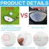 Aids Golf Impact Stickers Ball Impact Mark Target Sticker Training Aid Tape Labels Stickers Putter Hit Sticker