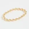 Strand CCGOOD – Bracelet en perles de cuivre pour femmes, bijoux simples et minimalistes à empiler, de haute qualité, à la mode