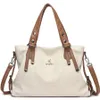 Bolso de cuero de alta calidad Monedero Diseñador de lujo Mujeres de gran capacidad Hombro Crossbody Bolsas de asas Tendencia Sac Casual 240328