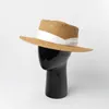 Breda randen hattar hink 10 färger sommar strand halm vikbar stor sida casual kvinnlig panama hatt solskade konkava toppmössa resor sol h240330
