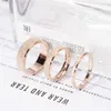 Wedding Rings KNOCK High quality Fashion Simple Scrub Stainless Steel Women s Rings 2 mm Width Rose Gold Color Finger Gift For Girl Jewelry 24329