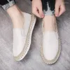 Casual Schoenen Zomer Mannen Loafers Klassieke Platte Effen Kleur Mode Slip Op Schoeisel Mannelijke Gymschoenen Zapatillas Hombre