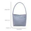 Torby wieczorowe kobiety Crossbody Bag luksusowy projektant nylon torebka duża pojemność stały kolor prosty samica