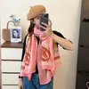 Fashion 2024 Designer Scarf Ladies Classic Spring 180-90 Silk Scarf Soft High Quality Women Shawl 20