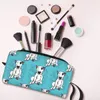 travel English Bull Terrier Toiletry Bag Fi Kawaii Doge Cosmetic Makeup Organizer for Women Beauty Storage Dopp Kit Box N4DV#