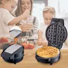 Baking Moulds Electric Waffle Maker Portable Breakfast Donut Mold Cookie Non-Sticky Eggette Making Machine Kitchen Cooking Tools