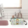 Russia Matrioska bambola con Frs modello trucco borsa da viaggio cosmetico organizzatore Kawaii russo arte popolare borse da toilette di stoccaggio f5LF #