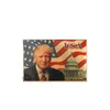 Trump gra karty pokerowe Waterproof Gold Silver USA Trump Pokers