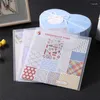 Sacos de armazenamento 10 unidades / conjunto 6.4 6.4 polegadas Bolsos claros Die Stamp Pasta de plástico para DIY Stencil Background Cardstock Craft Organização