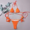 Yisiman 23 Nuovo cinghia a catena Bikini in tessuto da bagno da donna
