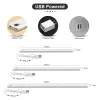 30/40/50 cm USB 5V Aluminium LED -Stange Leuchtstreifen Rohr versteckt eindringen IC -Handwellen -Sweep -Sensorschalter Toilette Küche Beleuchtung