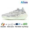 Designer Mens Womens Onyx Kanye Mens Casual Shoes Alien Hylte Calcite Glow Pepper Blue Oat Lmnte Mist Outdoor Running Shoes Men Women Trainers Sport Sneakers