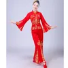 new Style Yangge Dance Children's Costumes Adult Female Chinese Red Lantern Show Costume Stage Performance j50V#