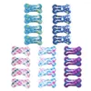 Dog Apparel 10pcs Portable Bone Shape Cute Colorful Pet Hair Accessories Clip Headwear Hairpin