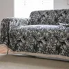 Pokrywa krzesełka nowoczesna sofa dekoracja vintage farmhouse lapka w kształcie litery L z wykwintnym wzorem miękkie zużycie dla uniwersalnego