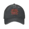 Ball Caps Behind Every Strong Woman Cowboy Hat Custom Cap Horse Sunscreen Rave Women Men's