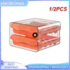 Бутылки для хранения 1/2PCS холодильник-организатор-организатор для яиц для фриджера 2-слойный ящик тип.