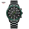 Wristwatches Multi-Dial Men Mechanical Watch Fashion Gold Waterproof Calender Luminous Automatic Man Gift Stainless Steel Strap