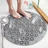 Tapis de bain rond antidérapant, tapis de salle de bain, coussin de Massage, sécurité des pieds, douche, Drainage du sol, ventouse antidérapante