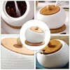 Dinnerware Sets Design Condiment Pots With Lid And Spoon Ceramic Seasoning Bottle Salt Shaker Spice Container