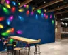 Fonds d'écran Papel de Parede coloré lumières de Noël fête 3D papier peint salon chambre papier peint décor à la maison restaurant bar mural