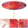 Paraplu's 2 stks 30 cm Chinese stijl Papieren Paraplu Rekwisieten Kleurrijke Geolied Pography Prop