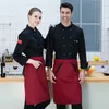 Hotel Chef Uniforme Lg manica delle donne degli uomini Cakeroom cottura cibo occidentale Cafe lavoro cucina vestiti autunno e inverno z8aO #