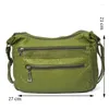 Avondtassen Mode Dames Schoudertas Zachte Crossbody Voor Meisjes Blauw Multi-zakken Messenger Pu Lederen Handtas Portemonnee