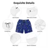 Shorts pour hommes Hommes Board Blue Sun Star Moon Casual Swim Trunks Abstract Galaxy Design Quick Dry Running Surf Plus Taille Pantalon court