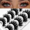 Falsche Wimpern Wispy Fluffy Eye Lashes 5 Paar Dickes 8D-Volumen-Fake-Make-up-Tool Schönheitssalon