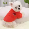 Vêtements pour chiens d'hiver vêtements pour animaux de compagnie chaud doux polaire chat chiens vêtements chiot épaissi gilet costume pour petit moyen