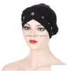 Beanie / Skull Caps Mulheres Indianas Beads Hijab Tranças Bonnet Quimio Muçulmano Câncer Beanie Cabelo Perda Chapéu Islâmico Headwrap Cachecol Er Dhgarden Dhesv