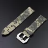 Bracelets de montre Onthelevel toile bracelet étanche 20 22mm bracelet de montre Camouflage militaire pour avec boucle en acier inoxydable #D233R