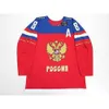 24s 8 Alex Ovechkin Russian National Hockey Jersey Mens broderi Stitched Anpassa valfritt nummer och namntröjor