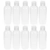 Storage Bottles 10 Pcs Squeeze Bottle Refillable Lotion Travel Size Toiletries Containers Shampoo Small Empty