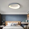 Plafondverlichting Moderne LED-verlichting voor woonkamer Slaapkamer Studeerkantoor Ronde glanslamp met afstandsbediening Dimmen