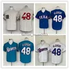 Maillot de baseball MLB Rangers #48 Degrom baseball brodé