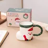 Tazze creative calzino natalizio a forma di tazza deliziosa espresso latte ceramica spot pupa da snowman tazza per la colazione latte regalo di Natale regalo di Natale