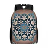 Backpack Flower of Life Wzór dla kobiet mężczyzn Waterproof School College Sacred Geometry Bag Bukagagagna