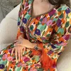 エスニック服ヨーロッパ系アメリカ人ファッション花柄の花柄のカジュアル女性中東アラブローブレディサウスイーストアジアリビアドレス