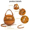 Kadın omuz çantası pu deri zincir basketbol çanta yeni mektup baskı gençler çanta fi crossbody çanta kadın A3lz#