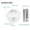 Tuya Wi -Fi Smoke Sensor Alarm Smart Connected Detector App 원격 카본 일산화탄소