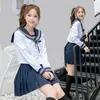 Sweet Wear Costume de marin de haute qualité Uniforme scolaire pour adolescents Style Preppy JK Fi School Top et jupe Ensembles b8pG #